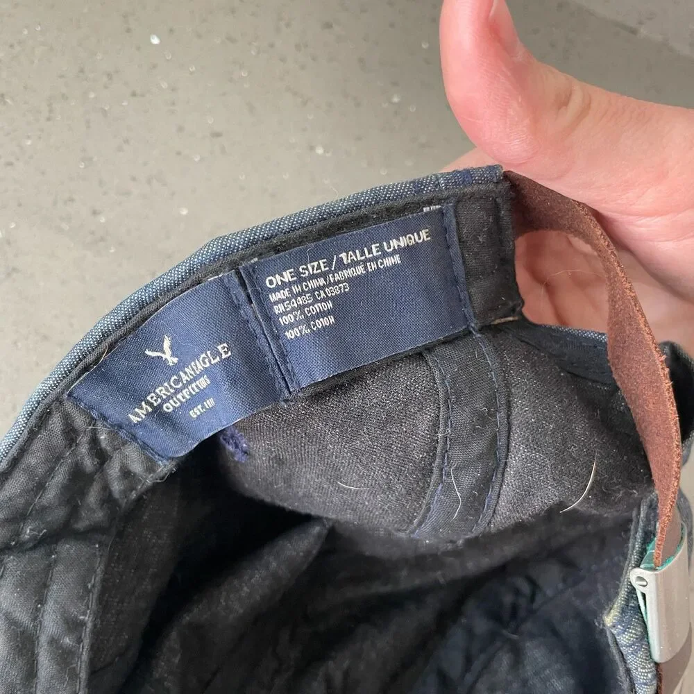 American Eagle Outfitters snapback hat denim
